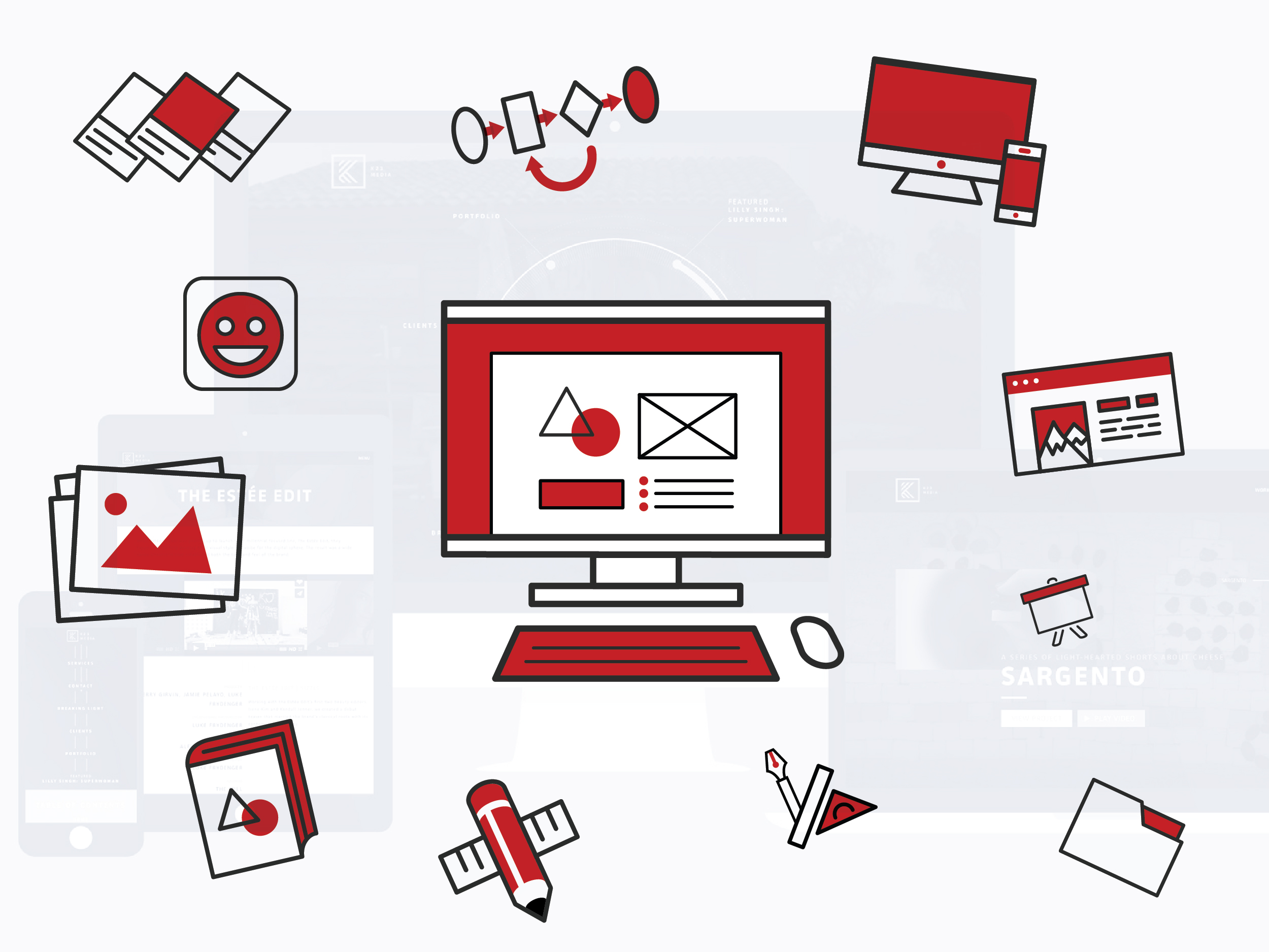 Interaction Design, Web Design, IA/UX, Wireframing